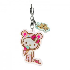 Hello Kitty Hello Kitty x Tokidoki Keychain and Zipper Pull Duo (Kawaii Carnival) Růžové | CZ_HK62623