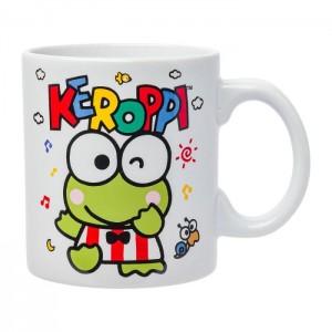Hello Kitty Keroppi All-Over Print Ceramic Mug (Winking) Zelene | CZ_HK57765
