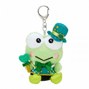 Hello Kitty Keroppi Plush Mascot Keychain (Love You More Series) Zelene | CZ_HK46511