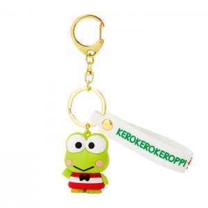 Hello Kitty Keroppi Signature Keychain Zelene | CZ_HK31160