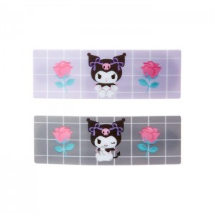 Hello Kitty Kuromi 2-Piece Hair Clip Set Fialové Šedé | CZ_HK95283