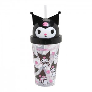 Hello Kitty Kuromi 3D Acrylic Travel Tumbler Černé | CZ_HK78709