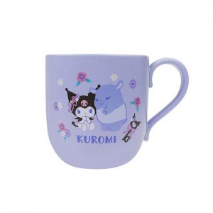Hello Kitty Kuromi Ceramic Mug (Charming Florals Series) Fialové | CZ_HK66084