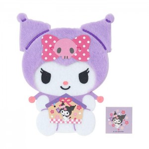 Hello Kitty Kuromi Fuzzy Enclosure Envelope Fialové | CZ_HK42689
