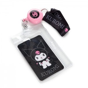 Hello Kitty Kuromi ID Badge Holder (Kuromify Print Series) Černé | CZ_HK73175