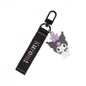 Hello Kitty Kuromi Logo Keychain (Sanrio Character Award Series) Černé | CZ_HK51193