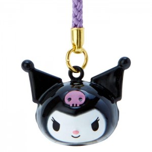 Hello Kitty Kuromi Mini Mascot Bell Charm Černé | CZ_HK28401
