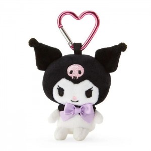 Hello Kitty Kuromi Plush Mascot All My Heart Keychain Bílé Černé | CZ_HK22437