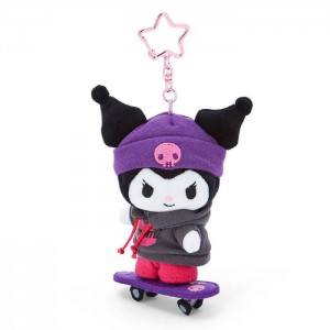 Hello Kitty Kuromi Plush Mascot Keychain (Sk8r Squad Series) Viacfarebný | CZ_HK10419