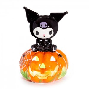 Hello Kitty Kuromi Skeleton Ceramic Tealight Holder Oranžové Černé | CZ_HK77066