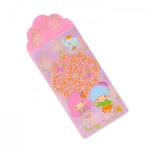 Hello Kitty LittleTwinStars 6-pc Laser-Cut Enclosure Envelopes Růžové | CZ_HK84724