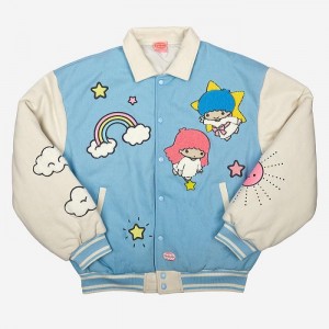 Hello Kitty LittleTwinStars x Dumbgood Varsity Jacket Blankyt | CZ_HK22072