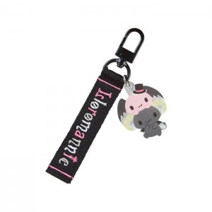 Hello Kitty Lloromannic Logo Keychain (Sanrio Character Award Series) Černé | CZ_HK62983