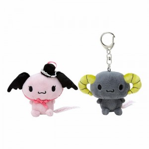 Hello Kitty Lloromannic Plush Mascot Keychain (Set of 2) Růžové Šedé | CZ_HK86964