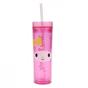 Hello Kitty My Melody 16oz Acrylic Travel Tumbler Růžové | CZ_HK33831