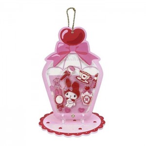 Hello Kitty My Melody Acrylic Keychain and Stand (Classic Corduroy Series) Růžové | CZ_HK45730