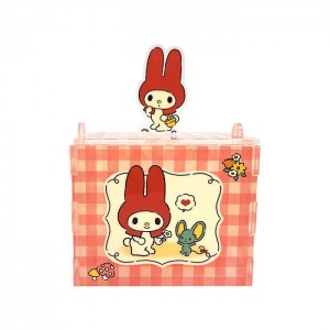 Hello Kitty My Melody Acrylic Storage Case (Red Classic Gingham Series) Oranžové | CZ_HK42651