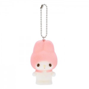 Hello Kitty My Melody Flocked Keychain Mascot Růžové | CZ_HK87297