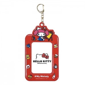 Hello Kitty My Melody ID Badge Holder (Hello, Everyone! Series) Oranžové | CZ_HK77556