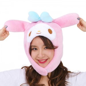 Hello Kitty My Melody Kigurumi Hat Růžové | CZ_HK76757