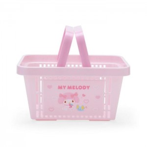 Hello Kitty My Melody Mini Shopping Storage Basket Růžové | CZ_HK48132