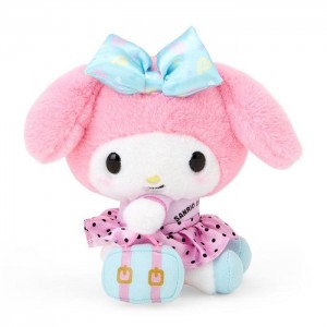 Hello Kitty My Melody Plush Mascot Keychain (Day at the Funfair Series) Růžové | CZ_HK20190
