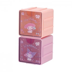 Hello Kitty My Melody & Kuromi Cubic Storage Containers (Set of 2) Růžové Oranžové | CZ_HK87465