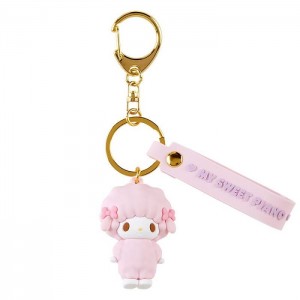 Hello Kitty My Sweet Piano Signature Keychain Růžové | CZ_HK34473