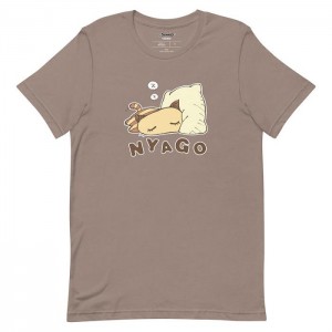 Hello Kitty Nyago Classic Tee Hnědé | CZ_HK23343