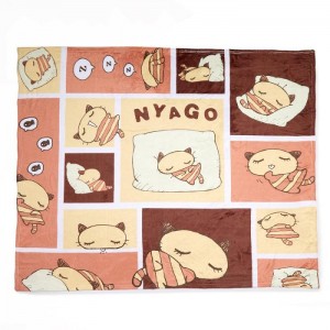 Hello Kitty Nyago Lazy Day Throw Blanket Žluté | CZ_HK58130