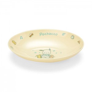 Hello Kitty Pochacco Oval Melamine Plate Žluté | CZ_HK93689