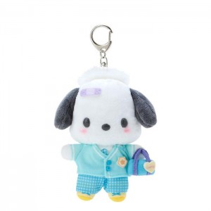 Hello Kitty Pochacco Plush Mascot Keychain (Sanrio Academy Series) Bílé Blankyt | CZ_HK91770