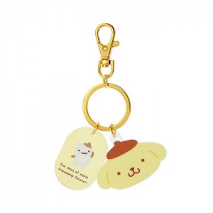 Hello Kitty Pompompurin Besties Keychain Žluté | CZ_HK43834