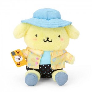Hello Kitty Pompompurin Plush Mascot Keychain (Day at the Funfair Series) Žluté | CZ_HK61131