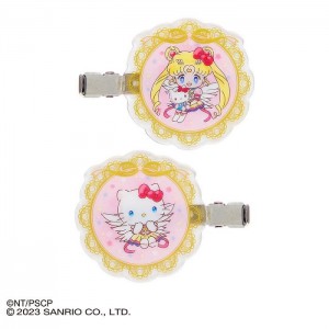 Hello Kitty Pretty Guardian Sailor Moon Cosmos Hair Clips (Hello Kitty) Růžové | CZ_HK42876